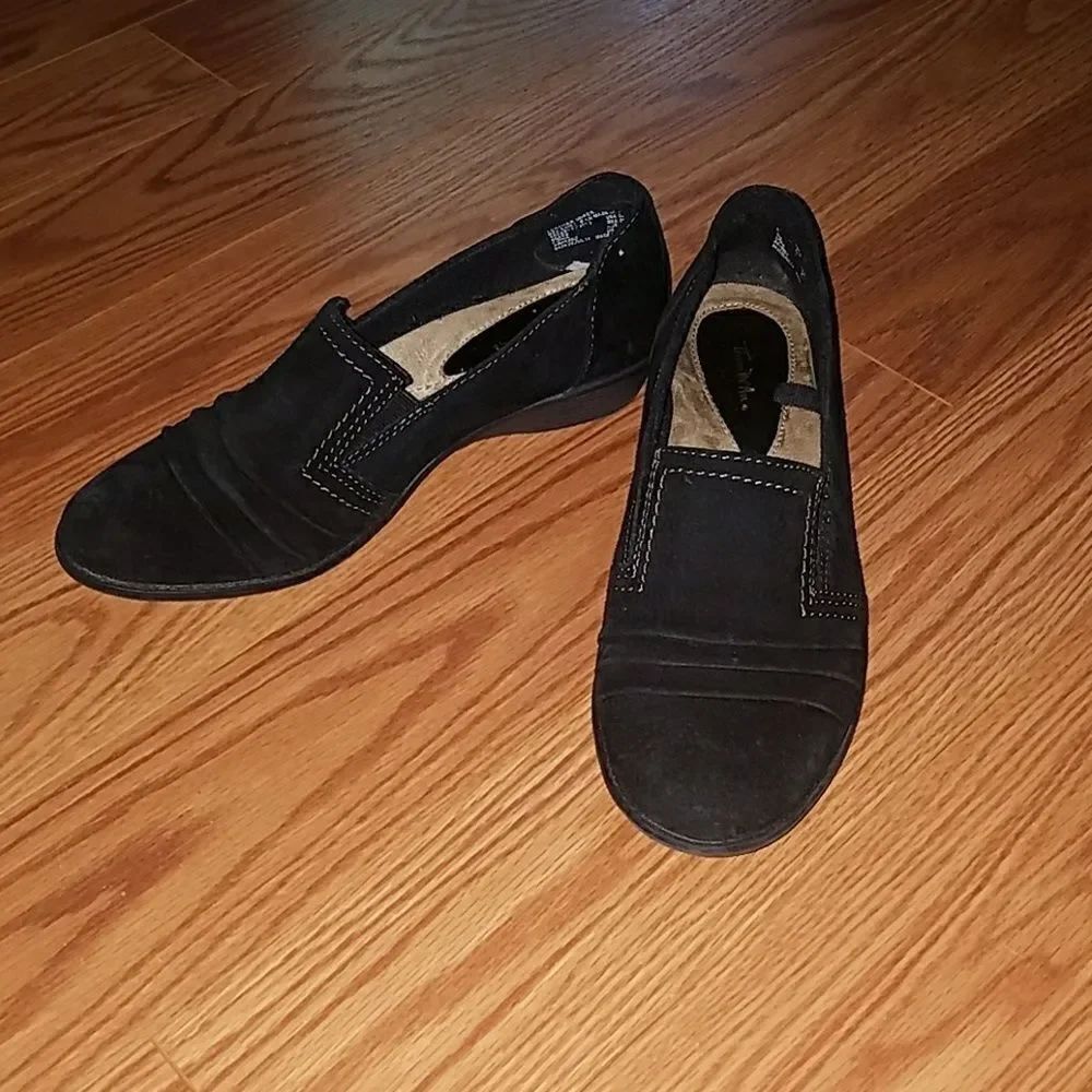 Thom McAn black  leather slipon shoes Sz. 7.5